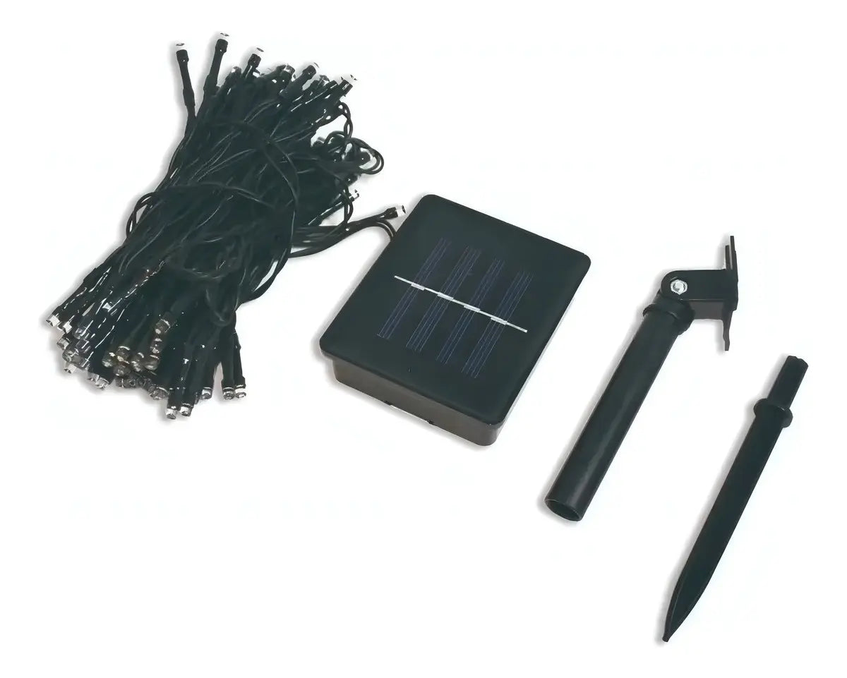 GUIRNALDA SOLAR 20 METROS 200 LED CÁLIDA NAVIDAD