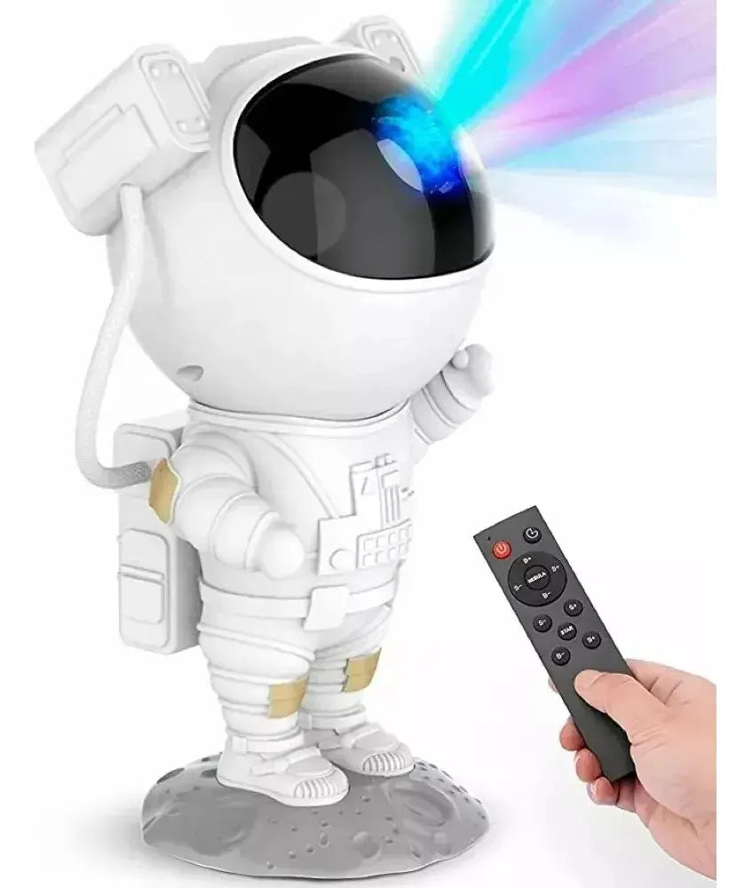 LÁMPARA PROYECTOR ASTRONAUTA DE GALAXIA LUZ LED RGB PREMIUM