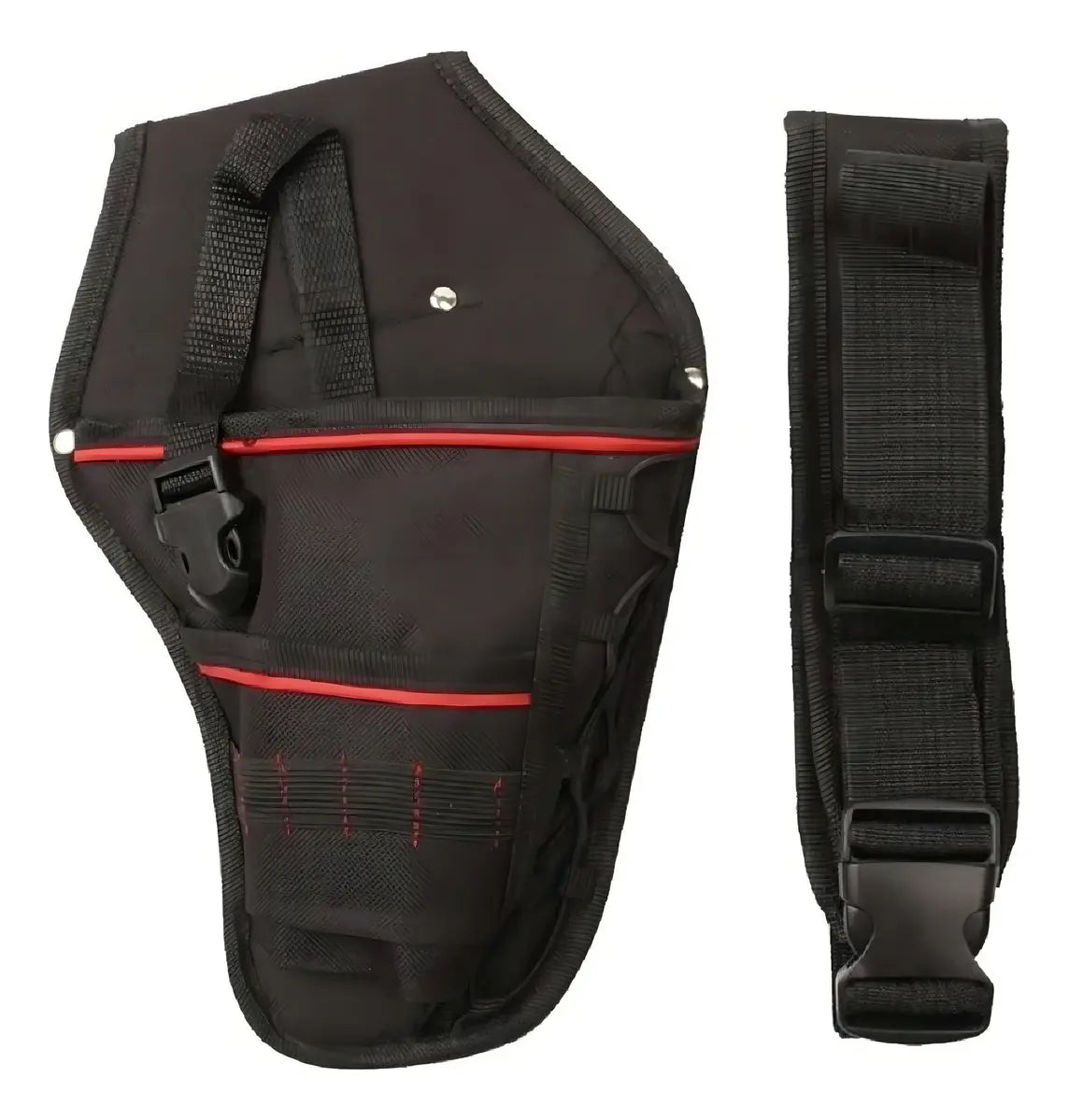 CINTURÓN PORTA HERRAMIENTAS GLO NEGRO CON BOLSILLOS CARPINTERO