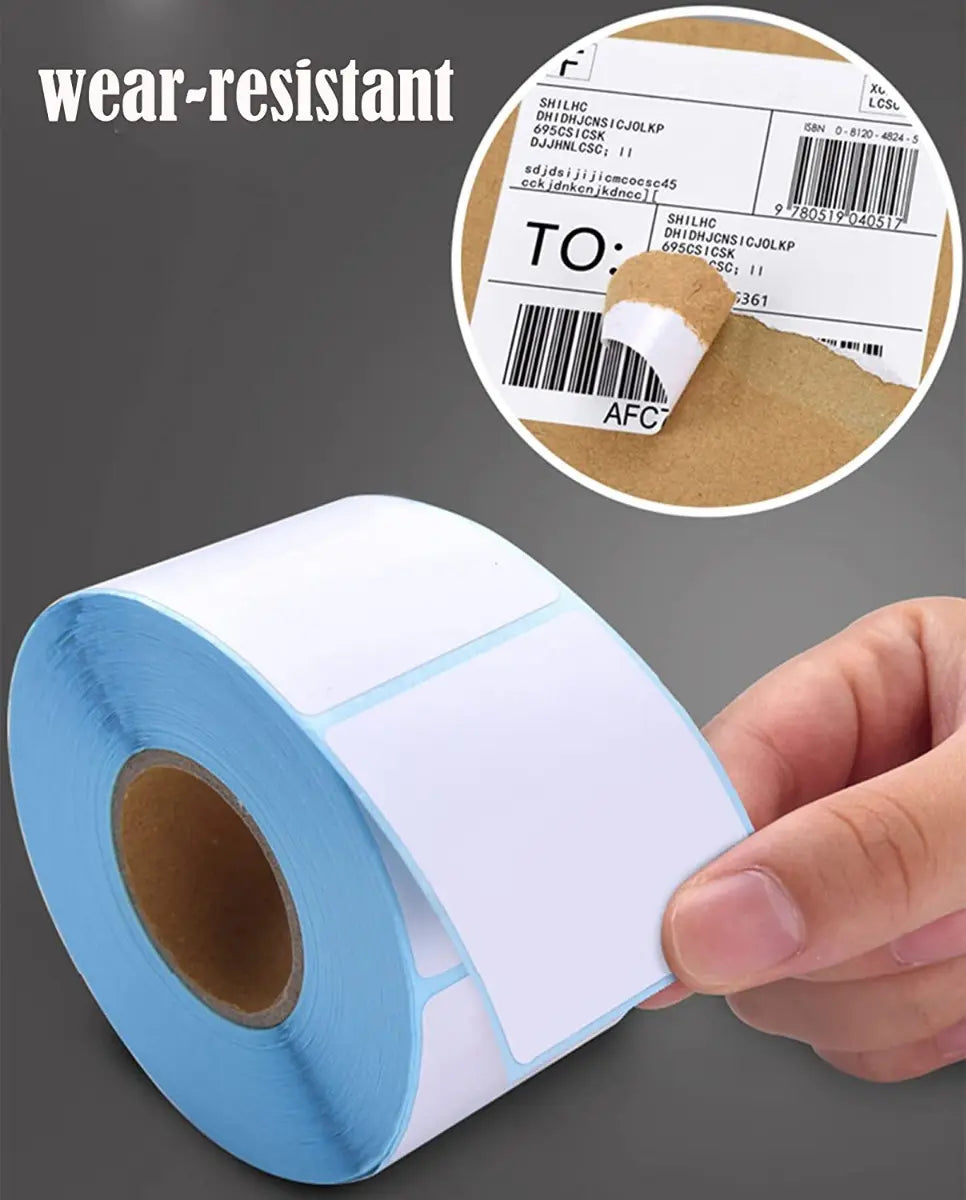 ROLLO ETIQUETAS TÉRMICAS AUTOADHESIVAS 60X40MM -800 ETIQUETAS BLANCAS