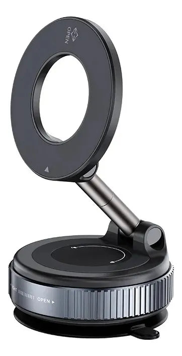BASE CELULAR MAGNÉTICA CON VENTOSA ULTRA FUERTE PARA AUTO