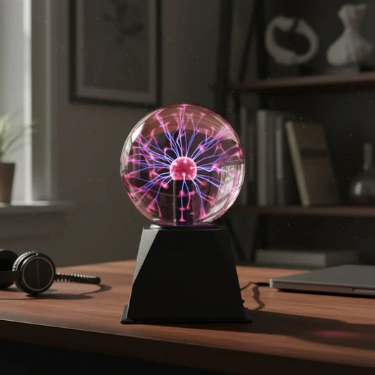LÁMPARA DE PLASMA -BOLA NEÓN DE ESCRITORIO CON USB