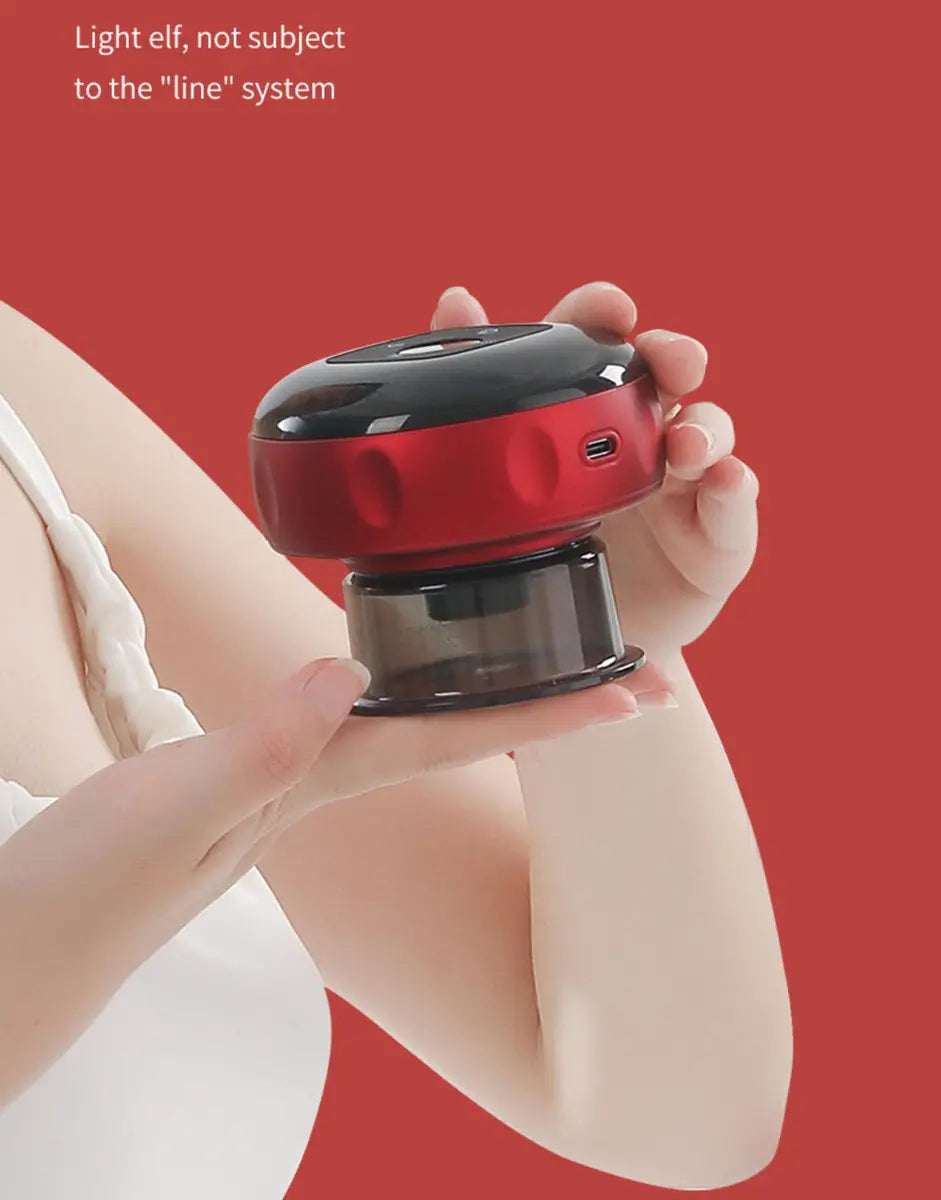 VENTOSA ELÉCTRICA CON MASAJE PARA TERAPIA CORPORAL Y ALIVIO MUSCULAR