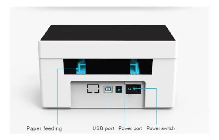 IMPRESORA TÉRMICA DE ETIQUETAS USB 4" (110mm)