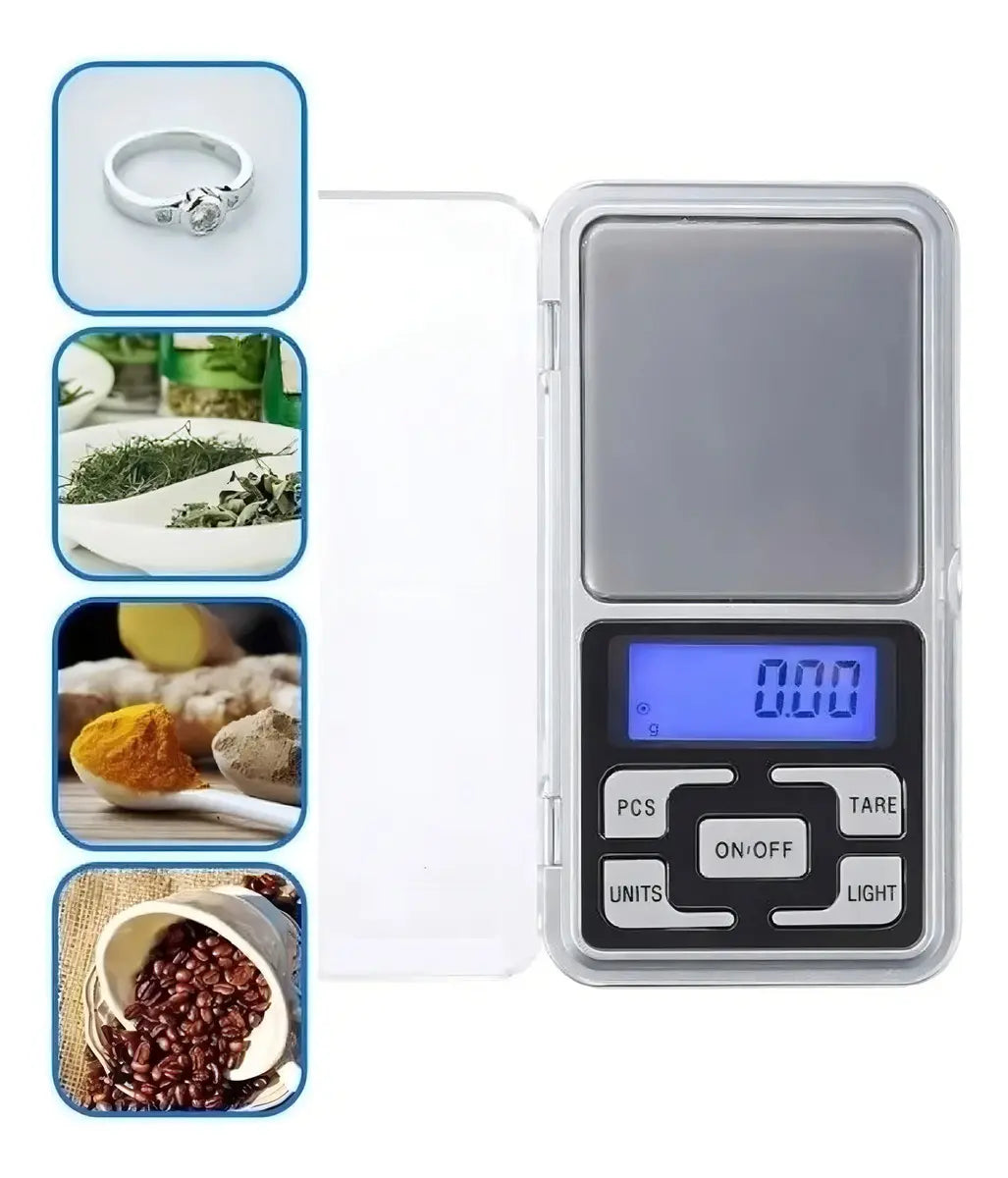 MINI PESA DIGITAL GRAMERA BALANZA 500G