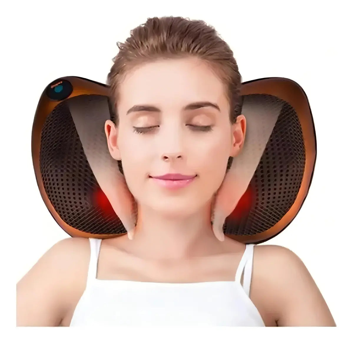 COJÍN MASAJEADOR ELÉCTRICO ALMOHADA LUMBAR CUELLO Y PIERNAS