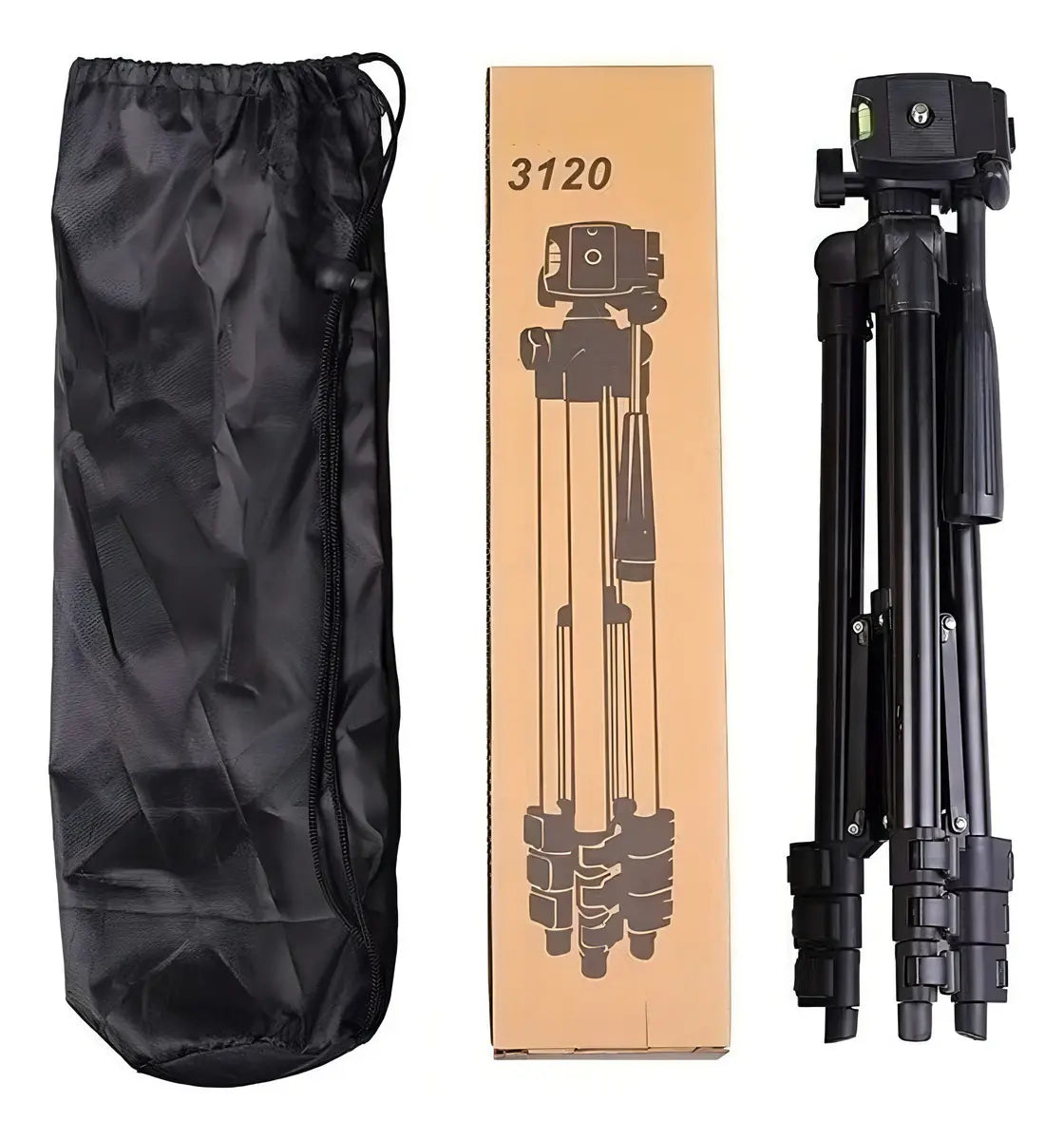 TRÍPODE PLEGABLE PROFESIONAL SL- 3600 CON BOLSO - AJUSTABLE Y PORTÁTIL
