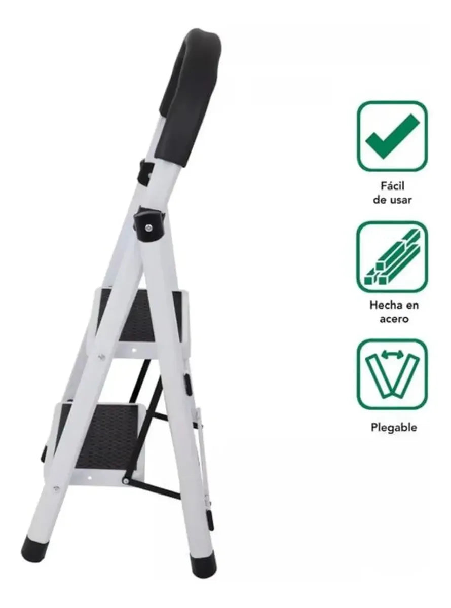 ESCALERA PLEGABLE 2 PELDAÑOS