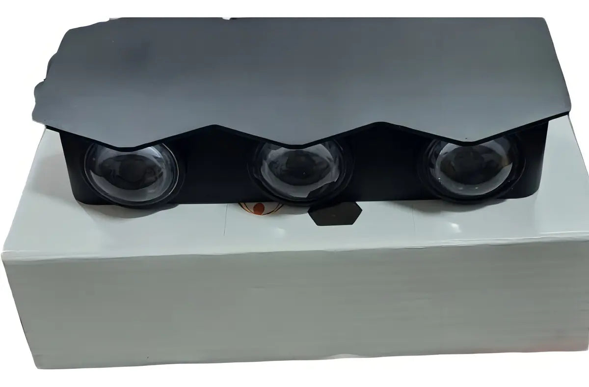 APLIQUE DE PARED 6 LED LUZ CÁLIDA DECORACIÓN HOGAR -NEGRO