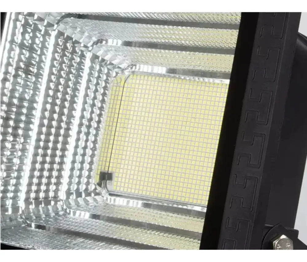 FOCO SOLAR LED 300W CON PANEL SOLAR + CONTROL REMOTO