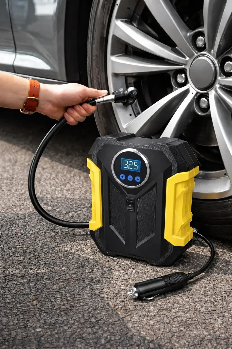 COMPRESOR DE AIRE CALGARY 12V PARA VEHÍCULO NEUMÁTICOS