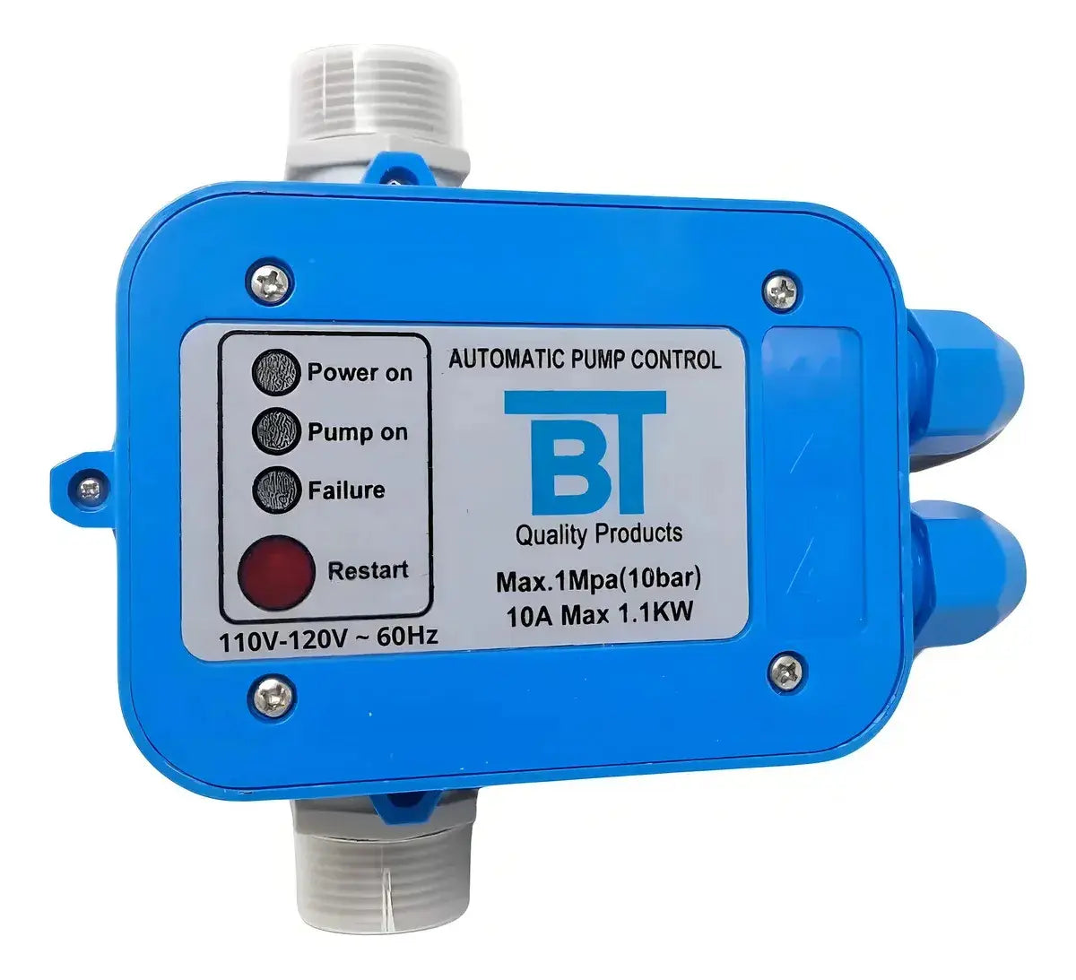 KIT BOMBA DE AGUA 0.5HP 220V + CONTROLADOR DE PRESIÓN AUTOMÁTICO.