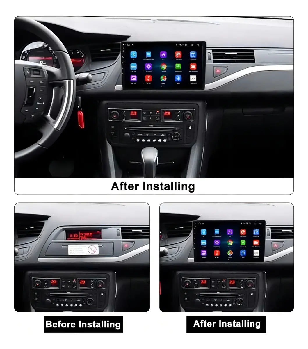 SISTEMA MULTIMEDIA PARA AUTO QP 709P DE 9" ANDROID CON GPS Y BLUETOOTH