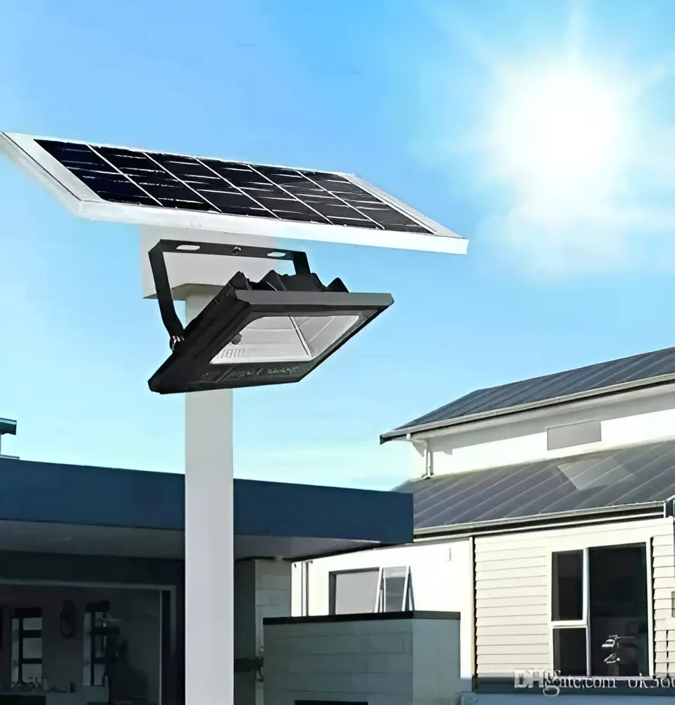 FOCO SOLAR LED 600W BLANCO FRÍO IMPERMEABLE EXTERIOR ALTA POTENCIA