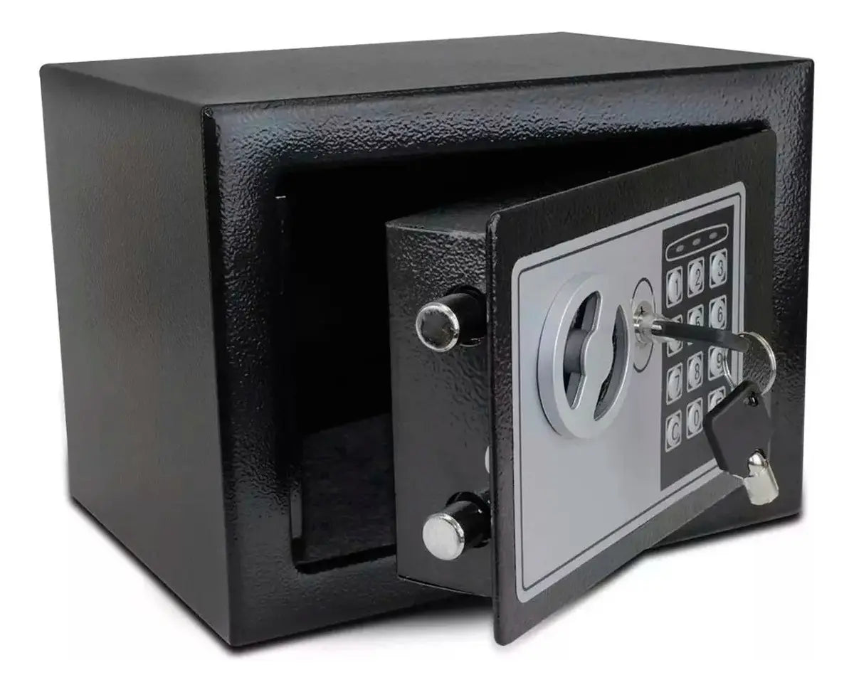 CAJA FUERTE DE SEGURIDAD ELECTRÓNICA CON COMBINACIÓN Y LLAVE