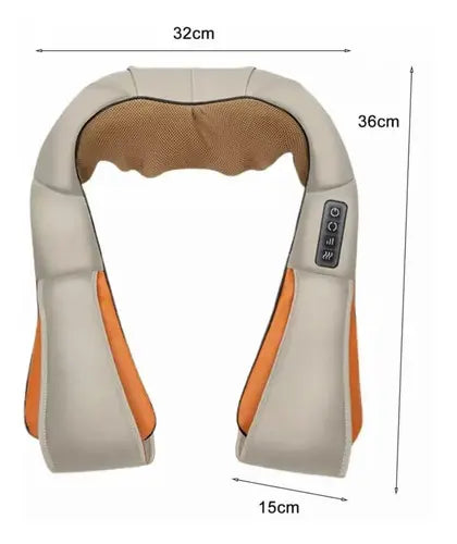 MASAJEADOR ELÉCTRICO PARA HOMBROS, CUELLO Y ESPALDA - ALIVIO Y RELAJACIÓN TOTAL