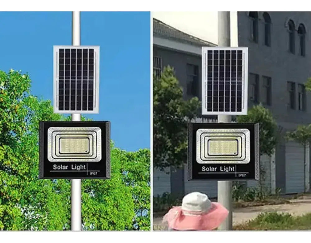 FOCO  SOLAR LED 400W + CONTROL REMOTO -EXTERIOR