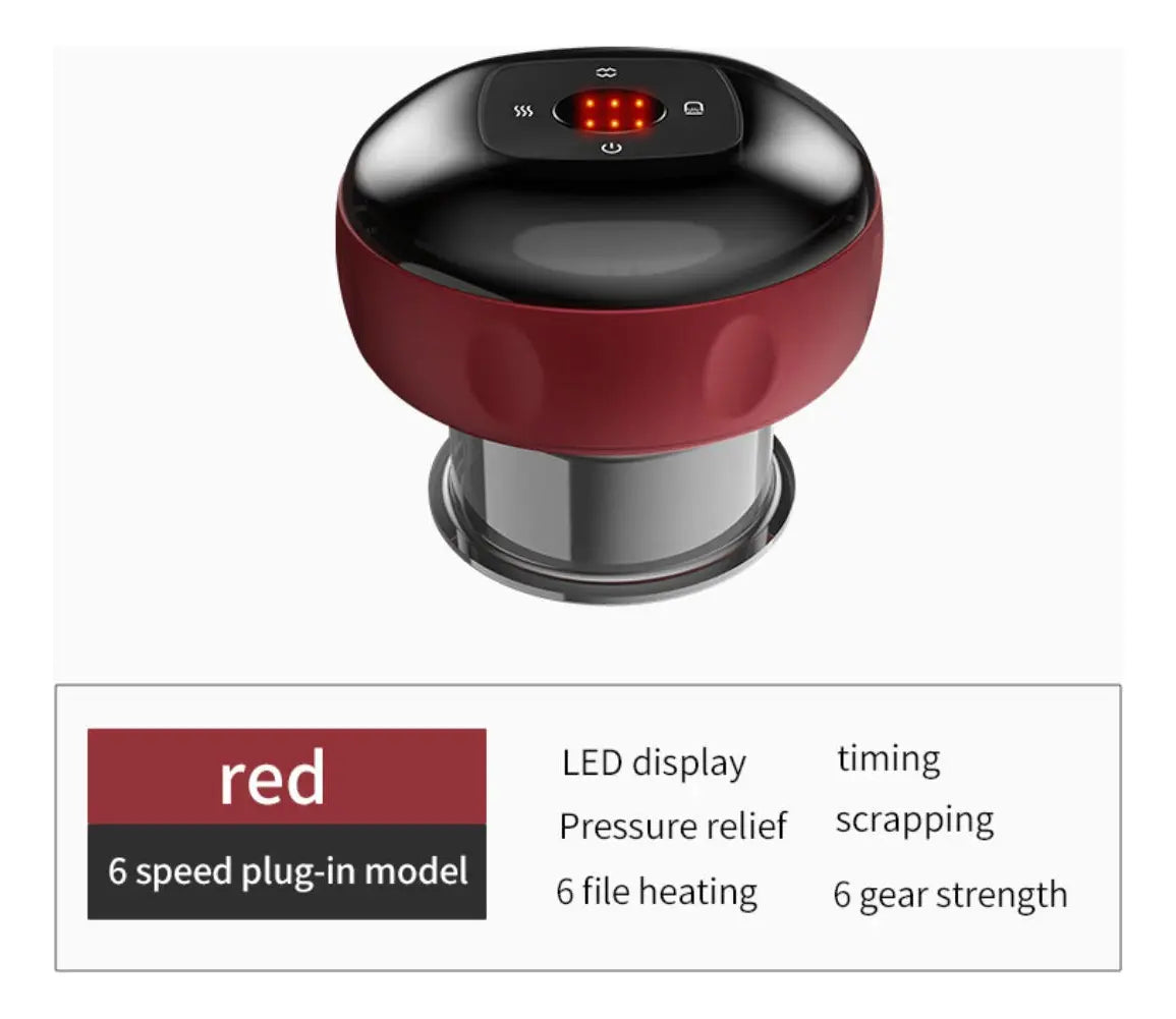 VENTOSA ELÉCTRICA CON MASAJE PARA TERAPIA CORPORAL Y ALIVIO MUSCULAR