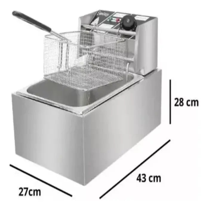 FREIDORA ELÉCTRICA 6 LITROS - POTENCIA Y CAPACIDAD PARA TODA LA FAMILIA
