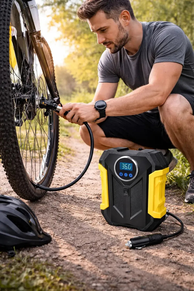 COMPRESOR DE AIRE CALGARY 12V PARA VEHÍCULO NEUMÁTICOS