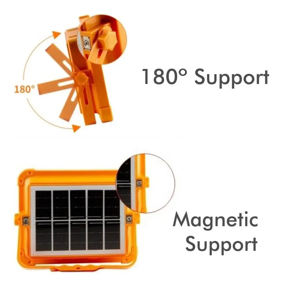 FOCO SOLAR REFLECTOR LED 1000W IP66 RECARGABLE