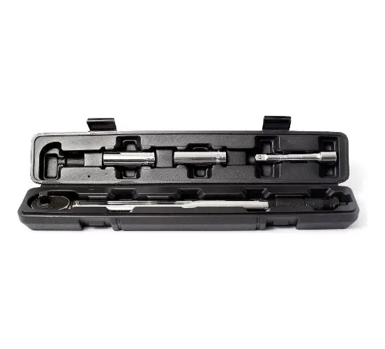 LLAVE TORQUE TORQUÍMETRO 1/2" 28-210 Nm + DADOS + EXTENSIÓN