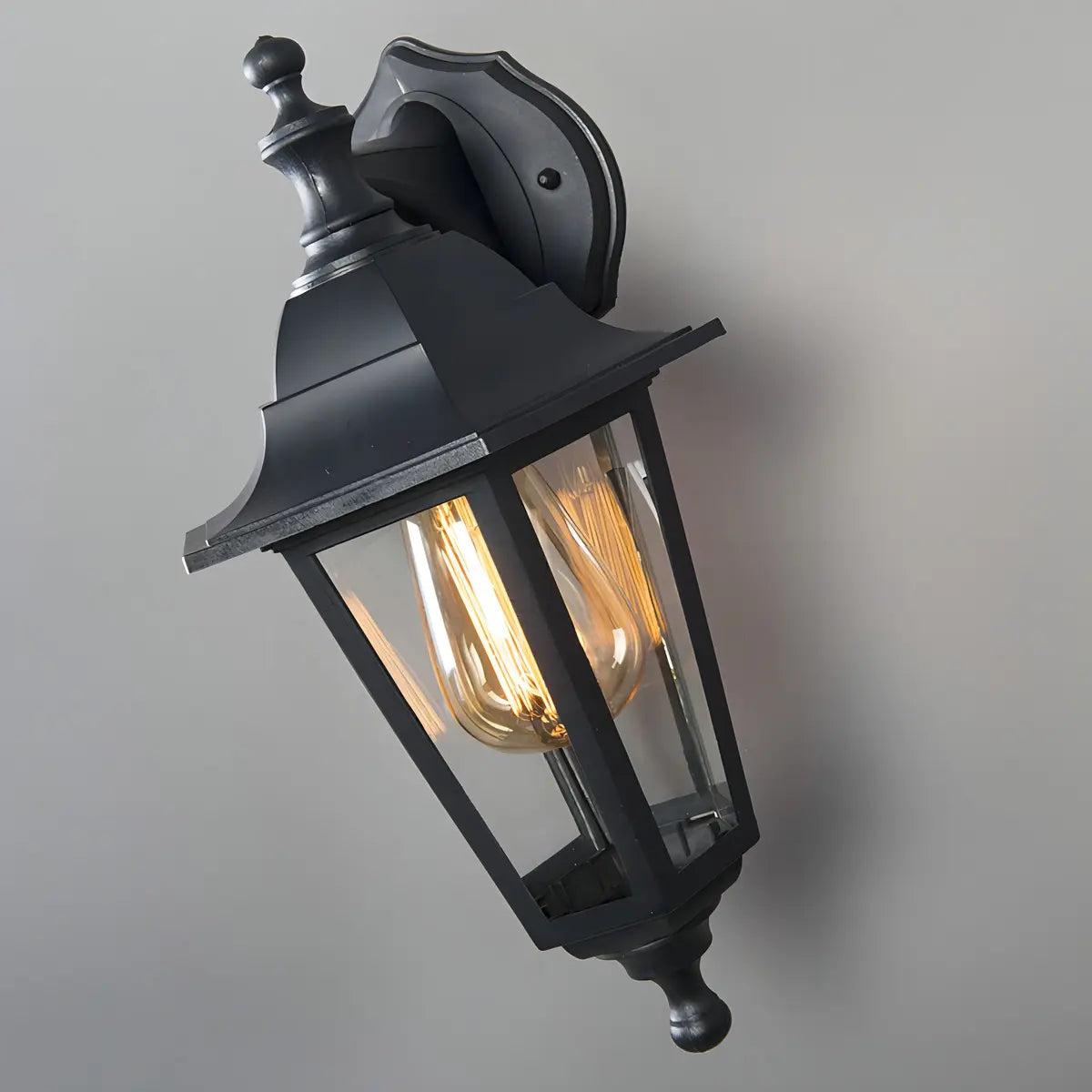 FAROS X2 APLIQUE CLÁSICO EXTERIOR INCLUYE AMPOLLETA VINTAGE NEGRO