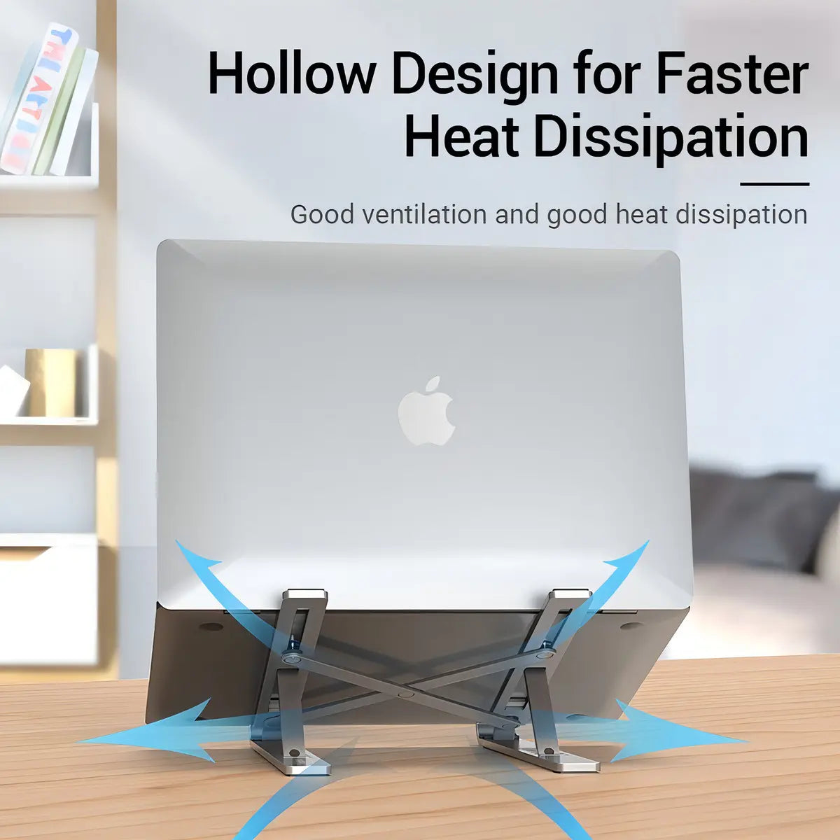 SOPORTE AJUSTABLE LAPTOPDESK PARA NOTEBOOK - ALUMINIO PLEGABLE PREMIUM