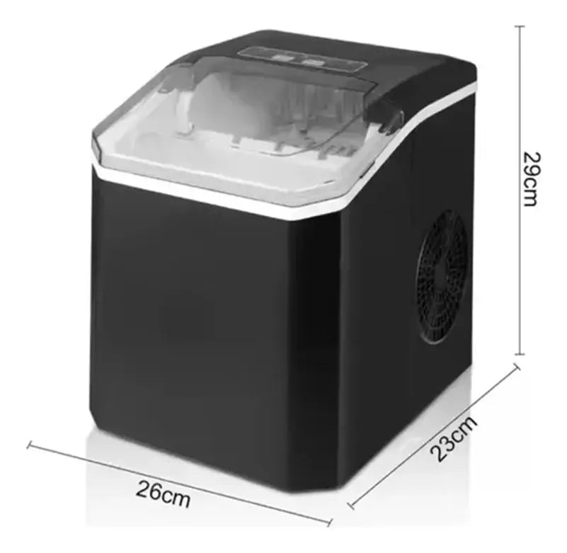 MÁQUINA FABRICADORA DE HIELO RAF ELÉCTRICA 1.21R .0300 PLATEADO