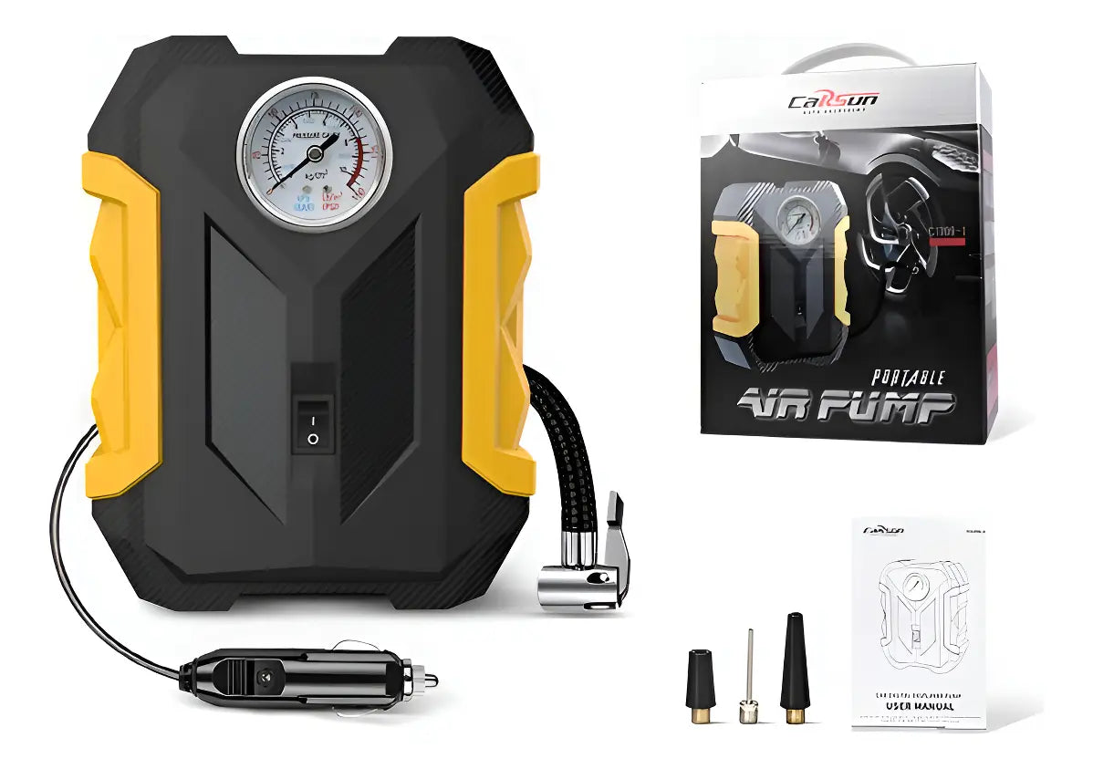 COMPRESOR DE AIRE CALGARY 12V PARA VEHÍCULO NEUMÁTICOS