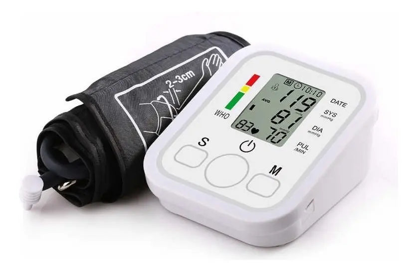 TENSIÓMETRO DIGITAL DE BRAZO AUTOMÁTICO CON PANTALLA LCD