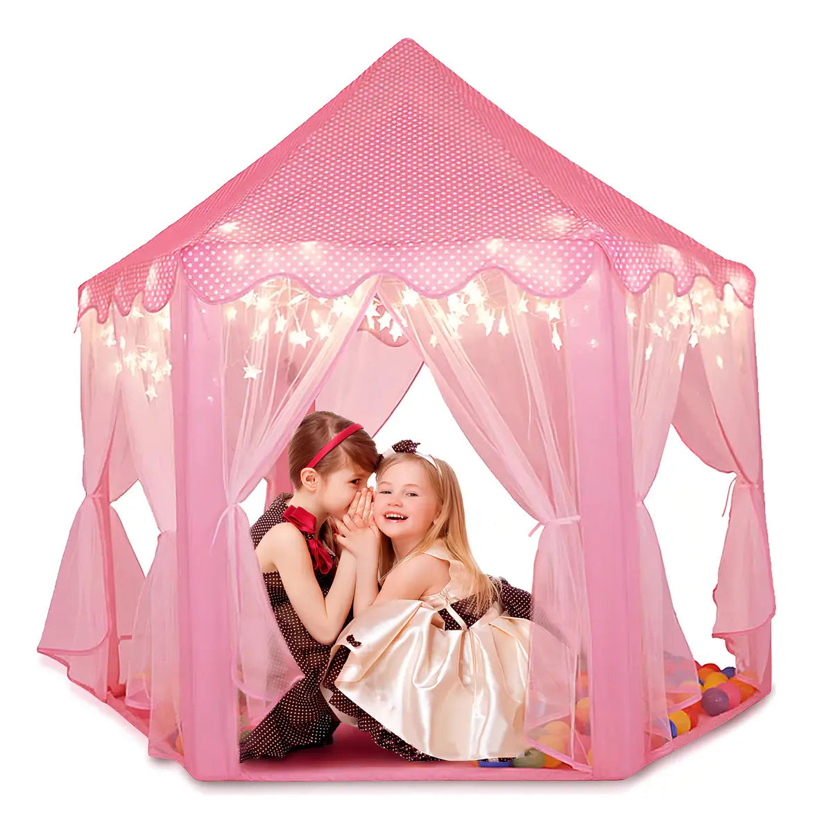 CARPA CASITA CASA INFANTIL CASTILLO PRINCESAS 140 CM