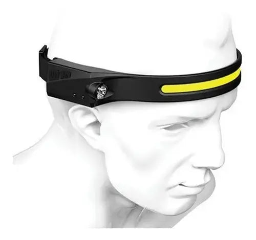 LINTERNA FRONTAL LED RECARGABLE MARINSHOP CON SENSOR PARA CAMPING