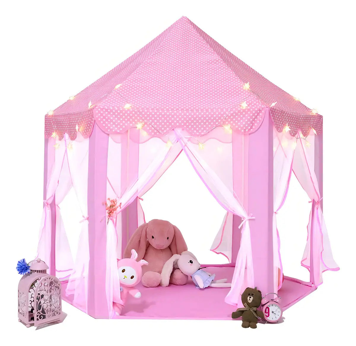 CARPA CASITA CASA INFANTIL CASTILLO PRINCESAS 140 CM