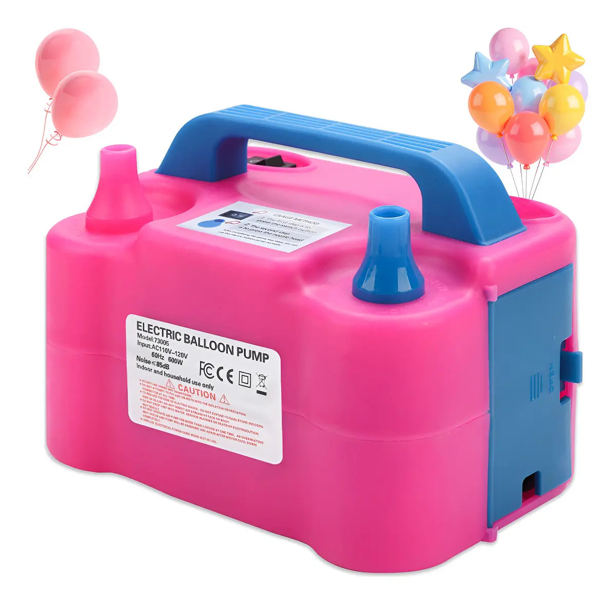 INFLADOR DE GLOBOS ELÉCTRICO PARA FIESTAS Y CUMPLEAÑOS