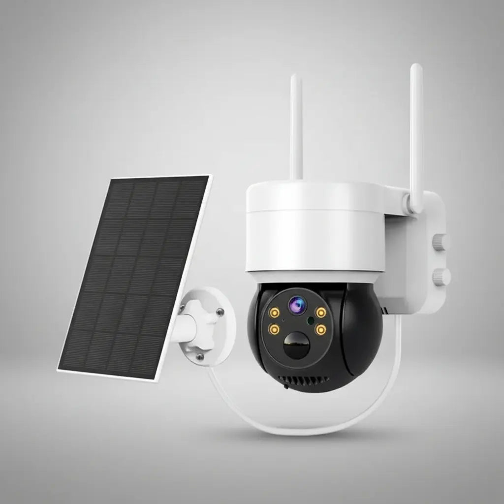 CÁMARA SOLAR EXTERIOR IP 1080P INALÁMBRICA 360° Q66 JH