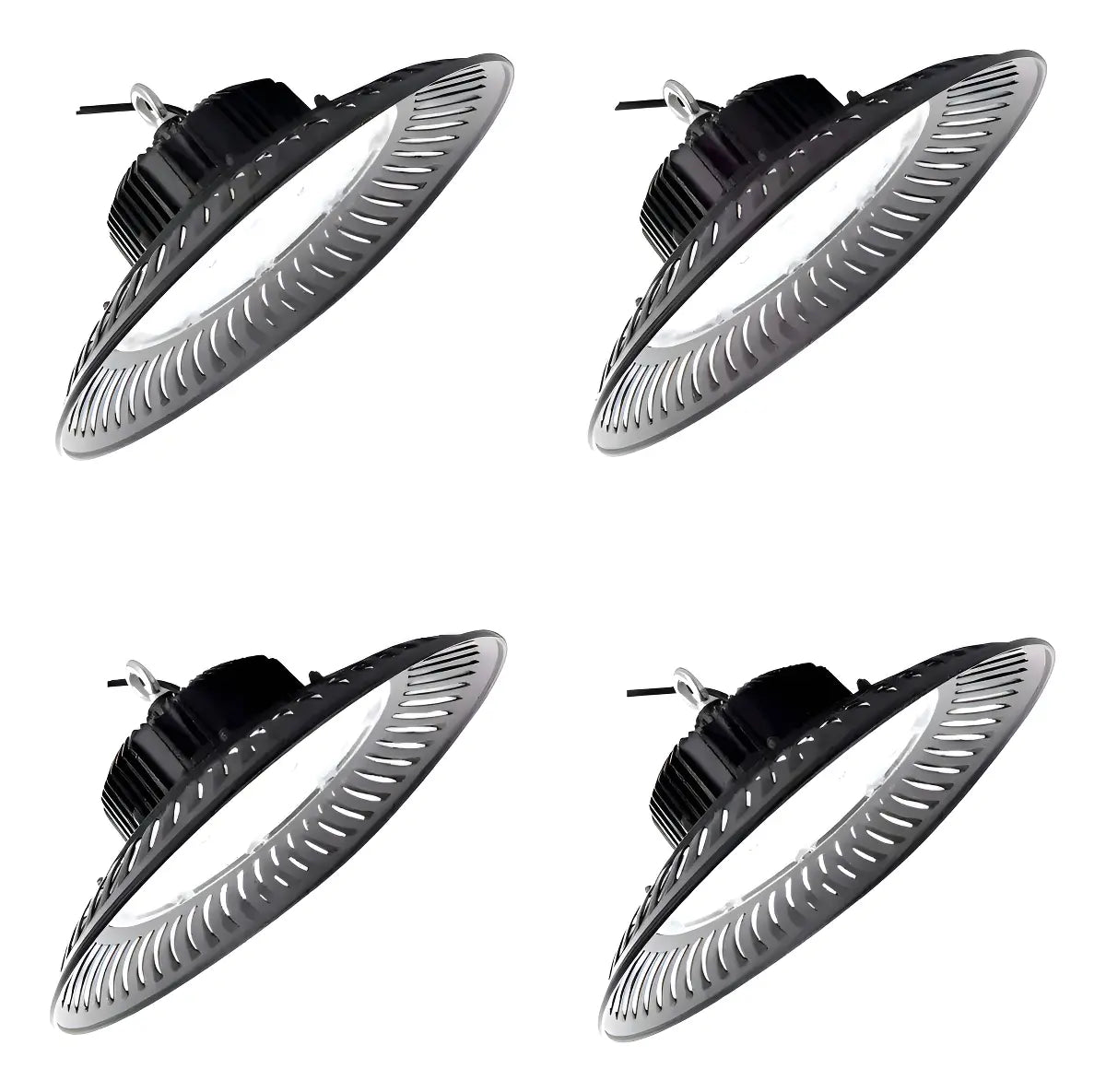 PACK X4 FOCO CAMPANA UFO LED 200W - ILUMINACIÓN POTENTE Y EFICIENTE PARA GRANDES ESPACIOS