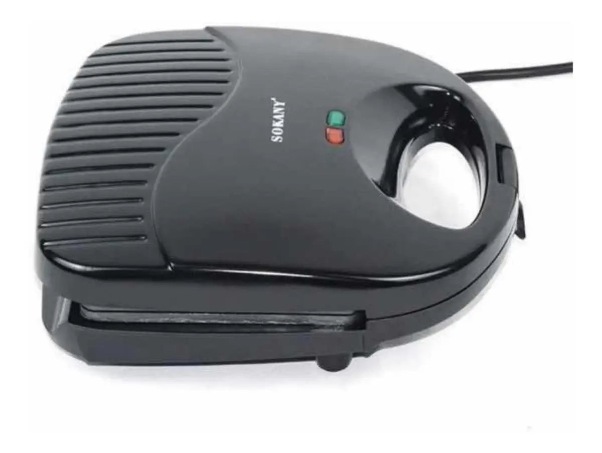 WAFFLERA ELÉCTRICA HAEGER HG-242 ANTIADHERENTE COLOR NEGRO PARA WAFFLES CASEROS