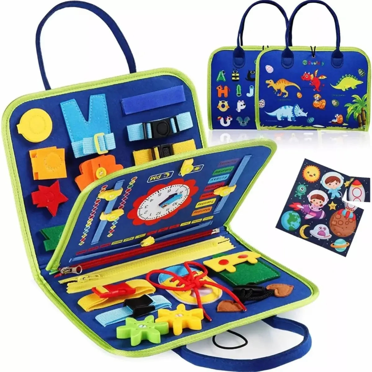 TABLERO SENSORIAL INTERACTIVO MONTESSORI JUEGO EDUCATIVO
