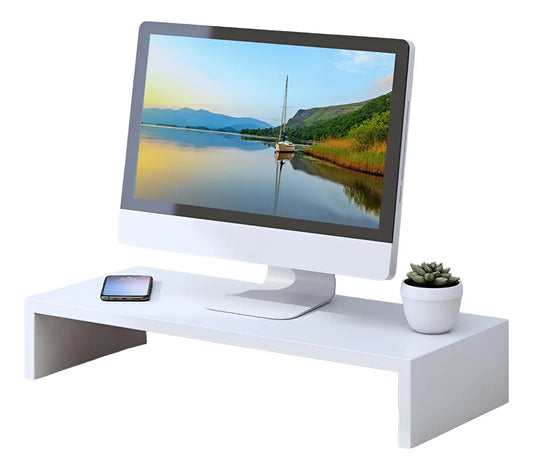 TLT SOPORTE PARA MONITOR ORGANIZADOR DE ESCRITORIO - BLANCO