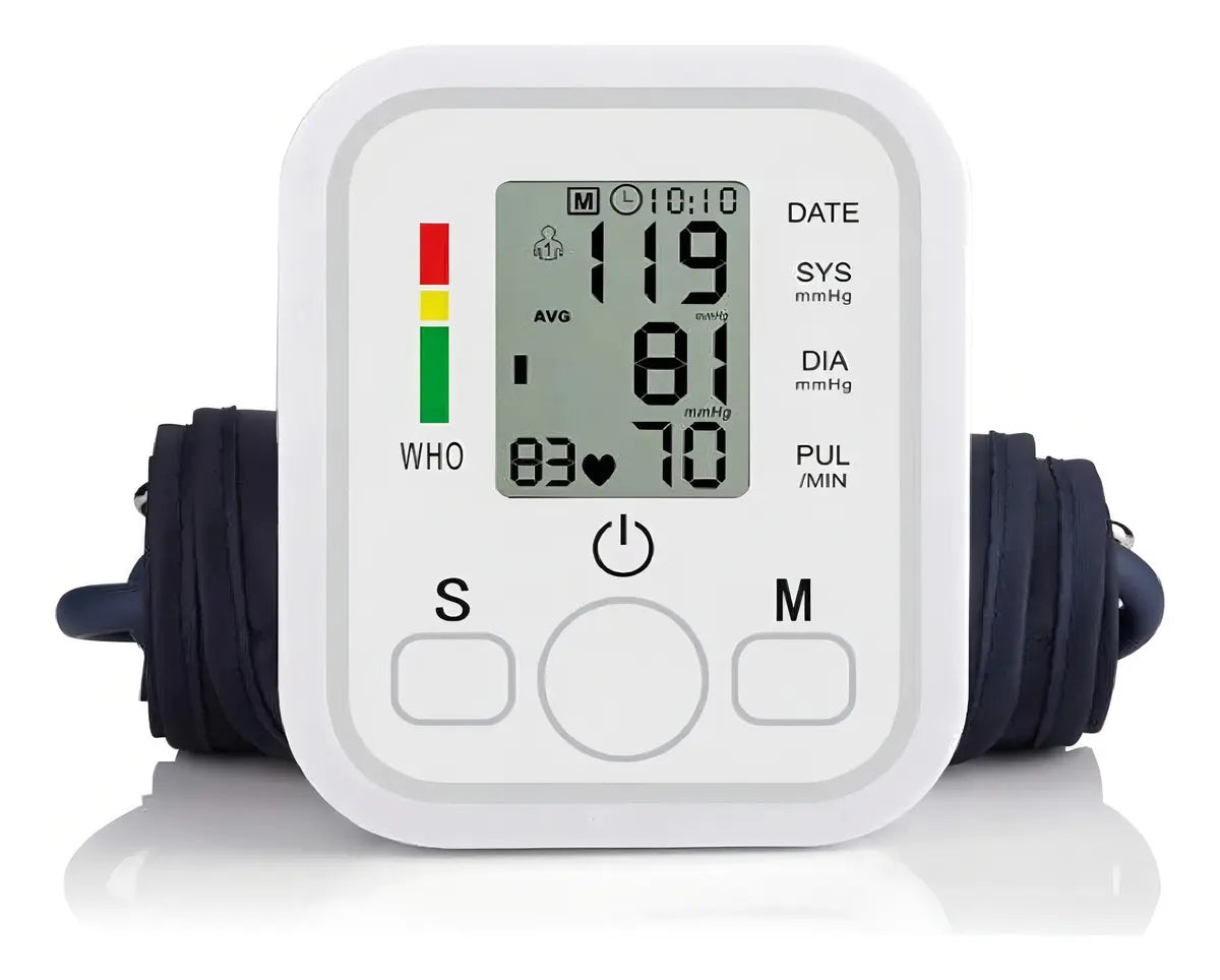 TENSIÓMETRO DIGITAL DE BRAZO AUTOMÁTICO CON PANTALLA LCD