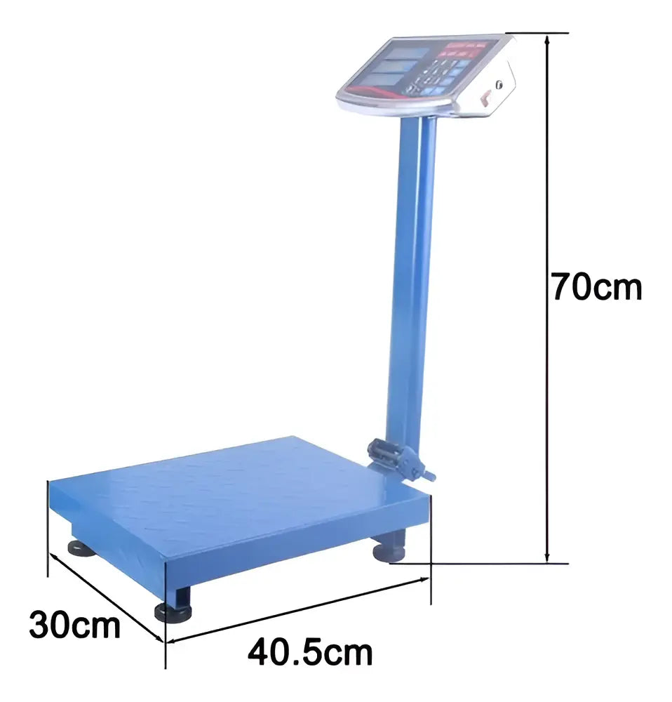 BALANZA DIGITAL COMERCIAL 2RL BALANZA 150 KG ACERO INOXIDABLE LCD GRIS