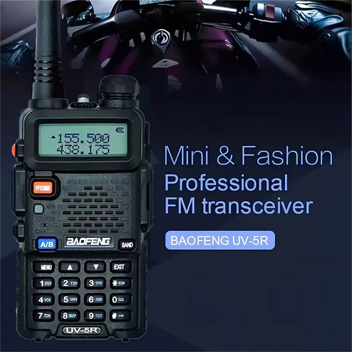 RADIO TRANSMISOR WALKIE TALKIE BAND UV-5R