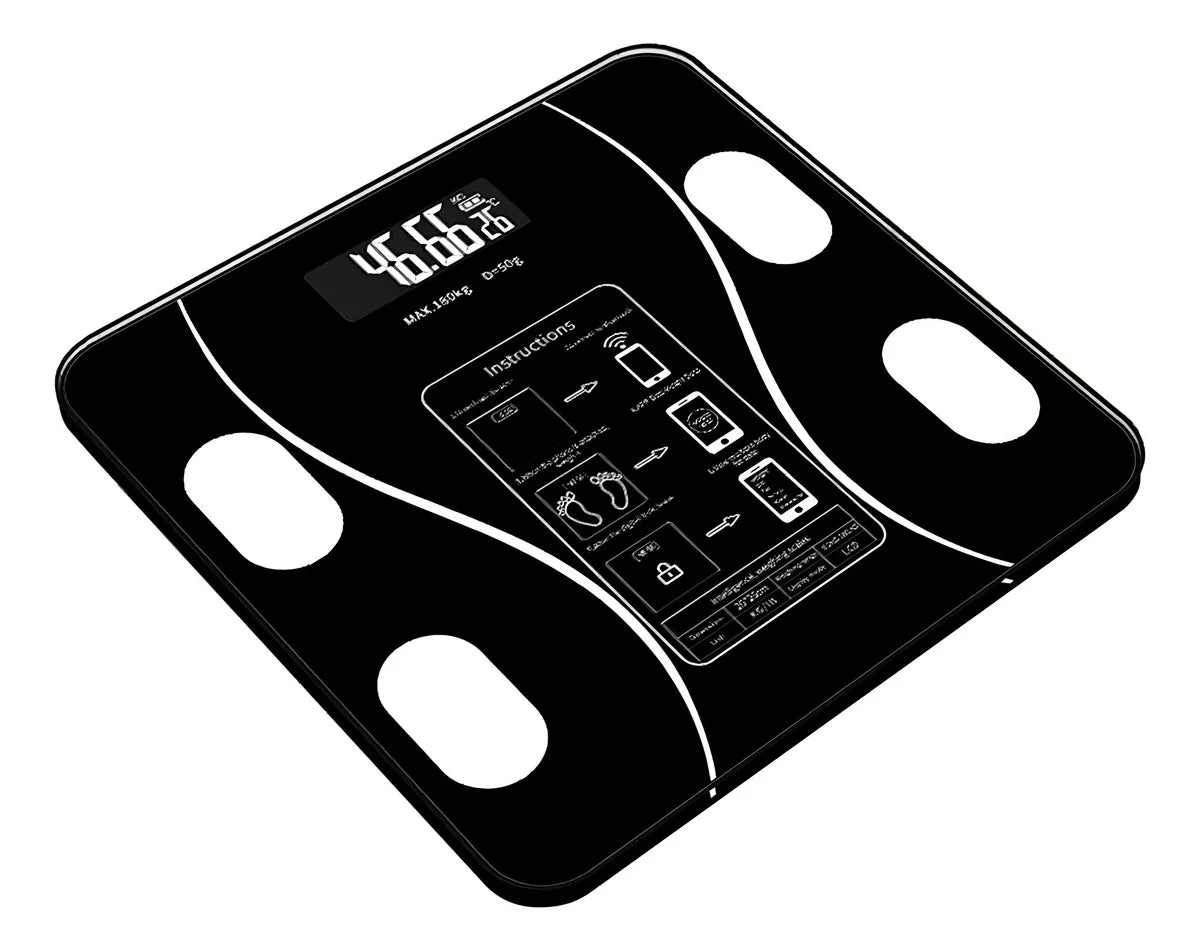 BALANZA PASE DIGITAL INTELIGENTE APP BLUETOOTH BÁSCULA 180 KG A BATERÍA