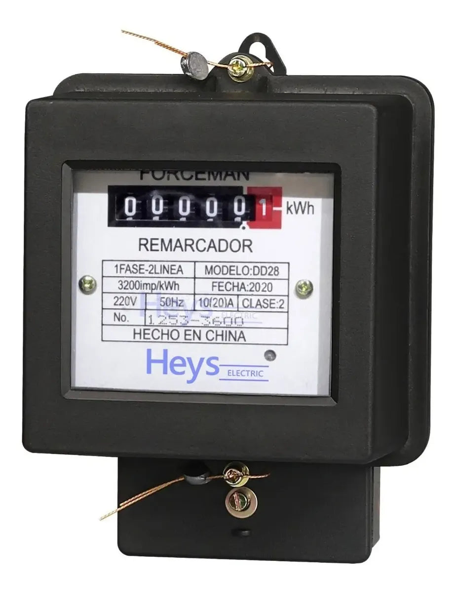 REMARCADOR MONOFÁSICO 220V 10(20)A 50Hz IP51