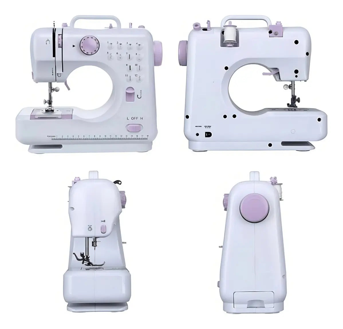 MÁQUINA DE COSER PORTÁTIL 12 PUNTADAS CON PEDAL
