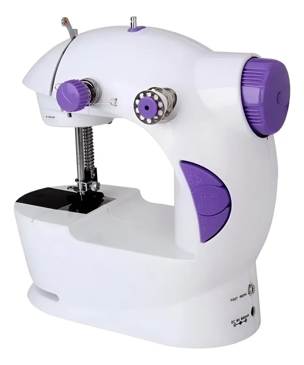 MINI MÁQUINA DE COSER ELÉCTRICA PORTÁTIL 220V CON PEDAL
