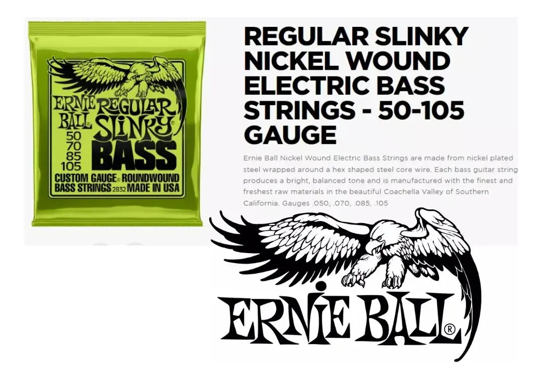 CUERDAS ERNIE BALL REGULAR SLINKY 2221 PARA GUITARRA ELÉCTRICA 10-46