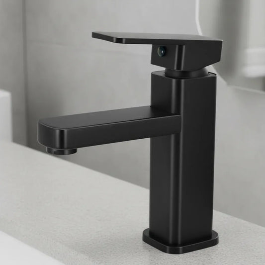LLAVE GRIFO MONOMANDO FREGADERO INOXIDABLE NEGRA