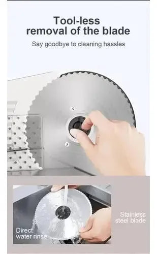 CORTADORA REBANADORA DE CARNE Y FIAMBRE ELÉCTRICO RAF R.8800 200W